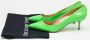 Casadei Pre-owned Leather heels Green Dames - Thumbnail 9