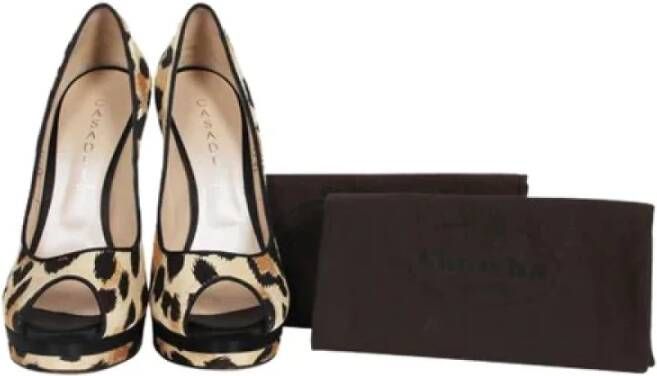 Casadei Pre-owned Leather heels Multicolor Dames