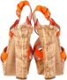 Casadei Pre-owned Leather heels Orange Dames - Thumbnail 4