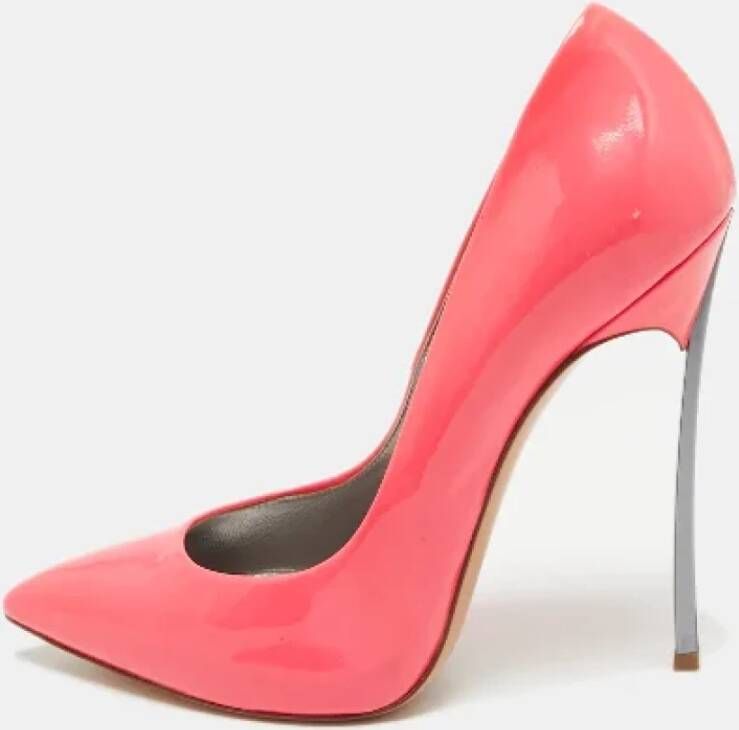 Casadei Pre-owned Leather heels Pink Dames