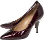 Casadei Pre-owned Leather heels Red Dames - Thumbnail 3
