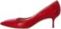 Casadei Pre-owned Leather heels Red Dames - Thumbnail 2
