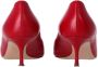 Casadei Pre-owned Leather heels Red Dames - Thumbnail 4