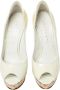 Casadei Pre-owned Leather heels White Dames - Thumbnail 2
