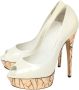 Casadei Pre-owned Leather heels White Dames - Thumbnail 3