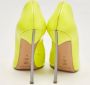 Casadei Pre-owned Leather heels Yellow Dames - Thumbnail 2