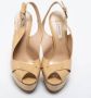 Casadei Pre-owned Leather sandals Beige Dames - Thumbnail 3
