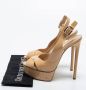 Casadei Pre-owned Leather sandals Beige Dames - Thumbnail 9