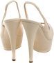 Casadei Pre-owned Leather sandals Beige Dames - Thumbnail 4