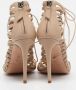 Casadei Pre-owned Leather sandals Beige Dames - Thumbnail 5
