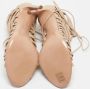 Casadei Pre-owned Leather sandals Beige Dames - Thumbnail 6