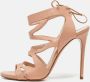 Casadei Pre-owned Leather sandals Beige Dames - Thumbnail 2