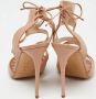 Casadei Pre-owned Leather sandals Beige Dames - Thumbnail 5