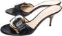 Casadei Pre-owned Leather sandals Black Dames - Thumbnail 3