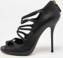 Casadei Pre-owned Leather sandals Black Dames - Thumbnail 2