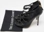 Casadei Pre-owned Leather sandals Black Dames - Thumbnail 9