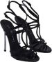 Casadei Pre-owned Leather sandals Black Dames - Thumbnail 2