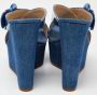 Casadei Pre-owned Leather sandals Blue Dames - Thumbnail 5