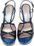 Casadei Pre-owned Leather sandals Blue Dames - Thumbnail 2