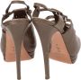 Casadei Pre-owned Leather sandals Brown Dames - Thumbnail 4