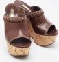 Casadei Pre-owned Leather sandals Brown Dames - Thumbnail 4