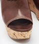 Casadei Pre-owned Leather sandals Brown Dames - Thumbnail 7