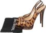 Casadei Pre-owned Leather sandals Brown Dames - Thumbnail 7