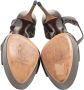 Casadei Pre-owned Leather sandals Gray Dames - Thumbnail 5