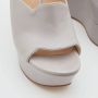 Casadei Pre-owned Leather sandals Gray Dames - Thumbnail 7