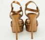 Casadei Pre-owned Leather sandals Gray Dames - Thumbnail 5
