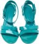 Casadei Pre-owned Leather sandals Green Dames - Thumbnail 2