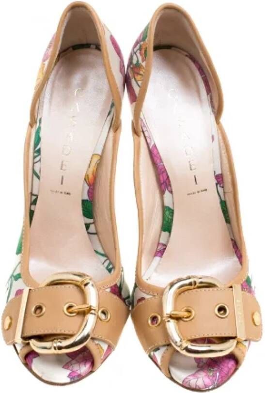 Casadei Pre-owned Leather sandals Multicolor Dames