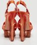 Casadei Pre-owned Leather sandals Orange Dames - Thumbnail 5