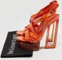 Casadei Pre-owned Leather sandals Orange Dames - Thumbnail 9