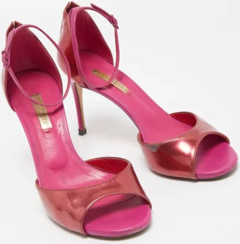 Casadei Pre-owned Leather sandals Pink Dames