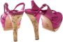 Casadei Pre-owned Leather sandals Pink Dames - Thumbnail 3