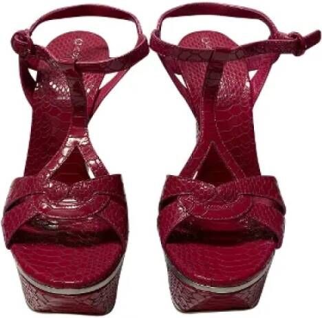 Casadei Pre-owned Leather sandals Pink Dames