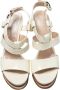 Casadei Pre-owned Leather sandals White Dames - Thumbnail 2
