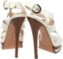 Casadei Pre-owned Leather sandals White Dames - Thumbnail 4