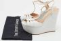 Casadei Pre-owned Leather sandals White Dames - Thumbnail 9
