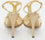 Casadei Pre-owned Leather sandals Yellow Dames - Thumbnail 5