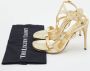 Casadei Pre-owned Leather sandals Yellow Dames - Thumbnail 9