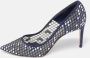 Casadei Pre-owned Mesh heels Blue Dames - Thumbnail 2