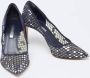 Casadei Pre-owned Mesh heels Blue Dames - Thumbnail 4