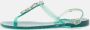 Casadei Pre-owned Rubber flats Green Dames - Thumbnail 2