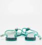 Casadei Pre-owned Rubber flats Green Dames - Thumbnail 5
