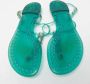 Casadei Pre-owned Rubber flats Green Dames - Thumbnail 6