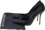 Casadei Pre-owned Satin heels Black Dames - Thumbnail 6