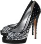Casadei Pre-owned Satin heels Black Dames - Thumbnail 3