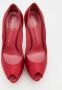Casadei Pre-owned Satin heels Red Dames - Thumbnail 3
